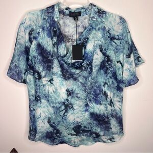 NWT‎ Carlisle Collection Silk Multi Shirt A29